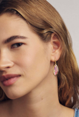 KENDRA SCOTT DESIGN Ophelia Gold Small Drop Earrings in Light Mauve Illusion