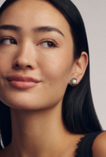 KENDRA SCOTT DESIGN Gabriella Vintage Silver Pearl Stud Earrings