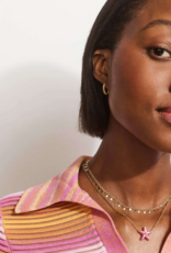 KENDRA SCOTT DESIGN Parker Starfish Gold Short Pendant Necklace in Bright Pink Mother-of-Pearl