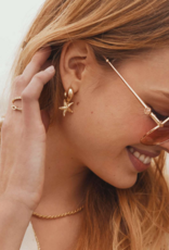 KENDRA SCOTT DESIGN Parker Starfish Gold Huggie Earrings