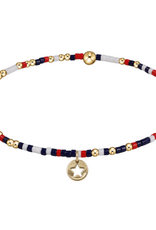 ENEWTON DESIGN Hope Unwritten Bracelet with Star Small Gold Disc Charm in Firecracker/Gold