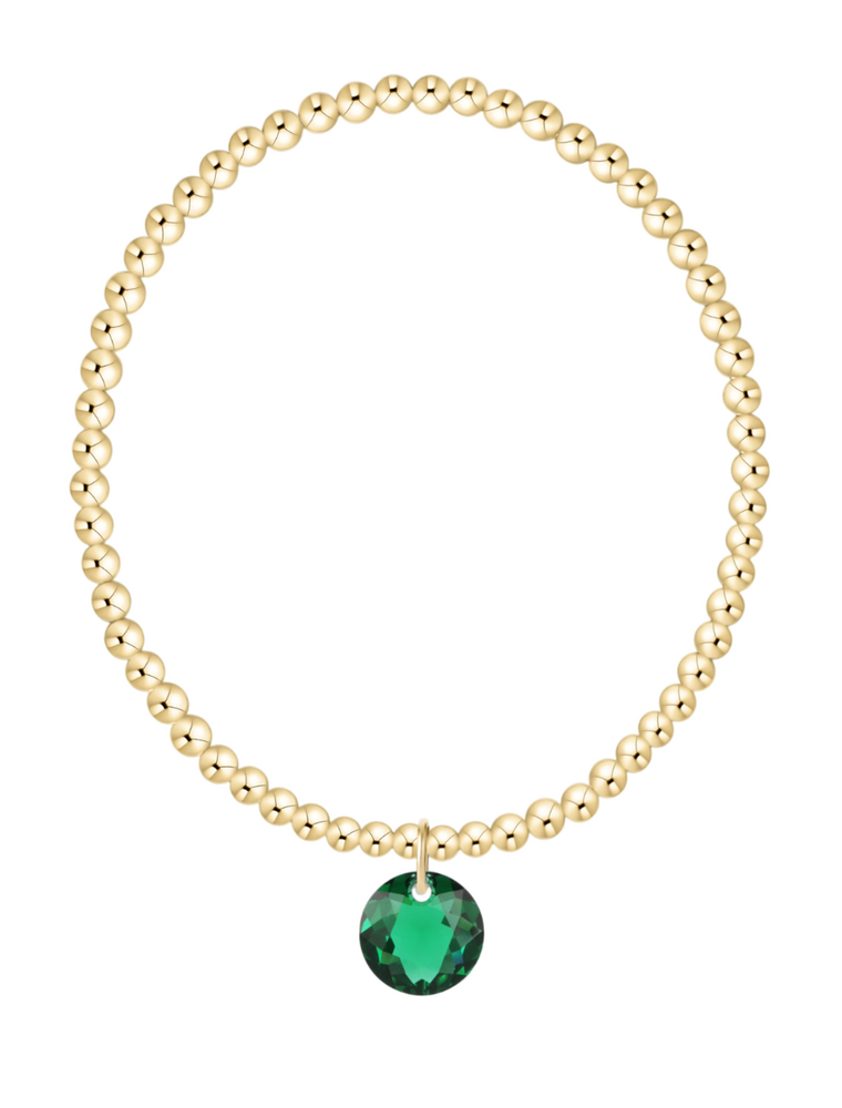 ENEWTON DESIGN Classic Gold 3mm Bracelet Reflection Charm - May