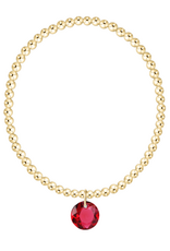 ENEWTON DESIGN Classic Gold 3mm Bracelet Reflection Charm - July