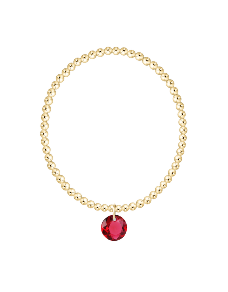 ENEWTON DESIGN Classic Gold 3mm Bracelet Reflection Charm - July