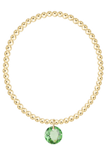 ENEWTON DESIGN Classic Gold 3mm Bracelet Reflection Charm - August