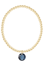 ENEWTON DESIGN Classic Gold 3mm Bracelet Reflection Charm - September