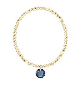 ENEWTON DESIGN Classic Gold 3mm Bracelet Reflection Charm - September