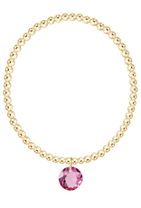 ENEWTON DESIGN Classic Gold 3mm Bracelet Reflection Charm - October