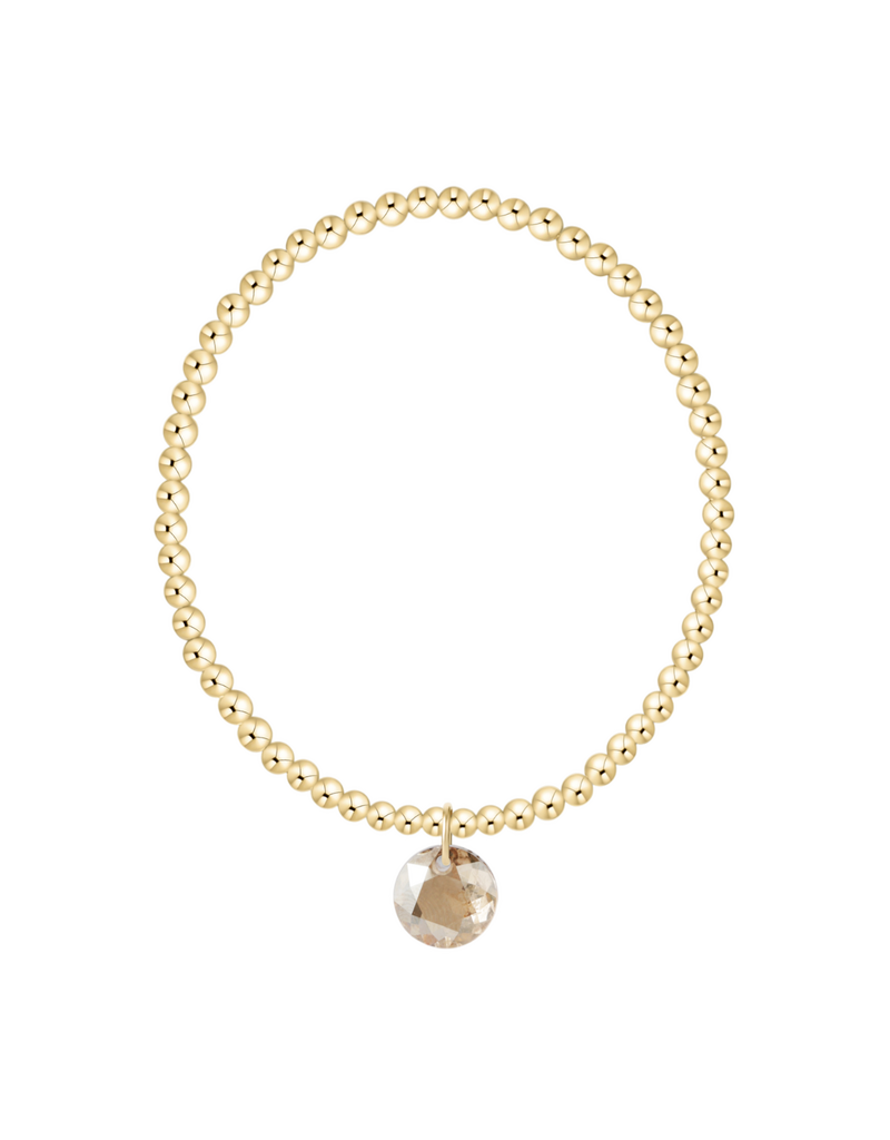 ENEWTON DESIGN Classic Gold 3mm Bracelet Reflection Charm - November