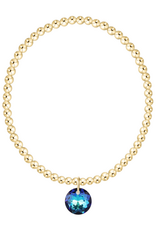 ENEWTON DESIGN Classic Gold 3mm Bracelet Reflection Charm - December
