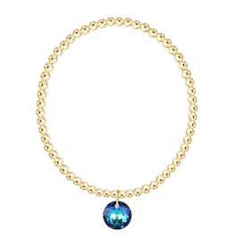 ENEWTON DESIGN Classic Gold 3mm Bracelet Reflection Charm - December