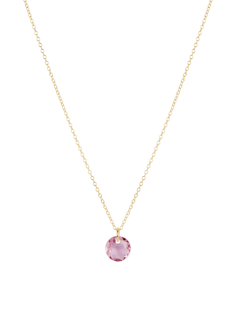 ENEWTON DESIGN 16" Necklace Gold Reflection Small Charm - February