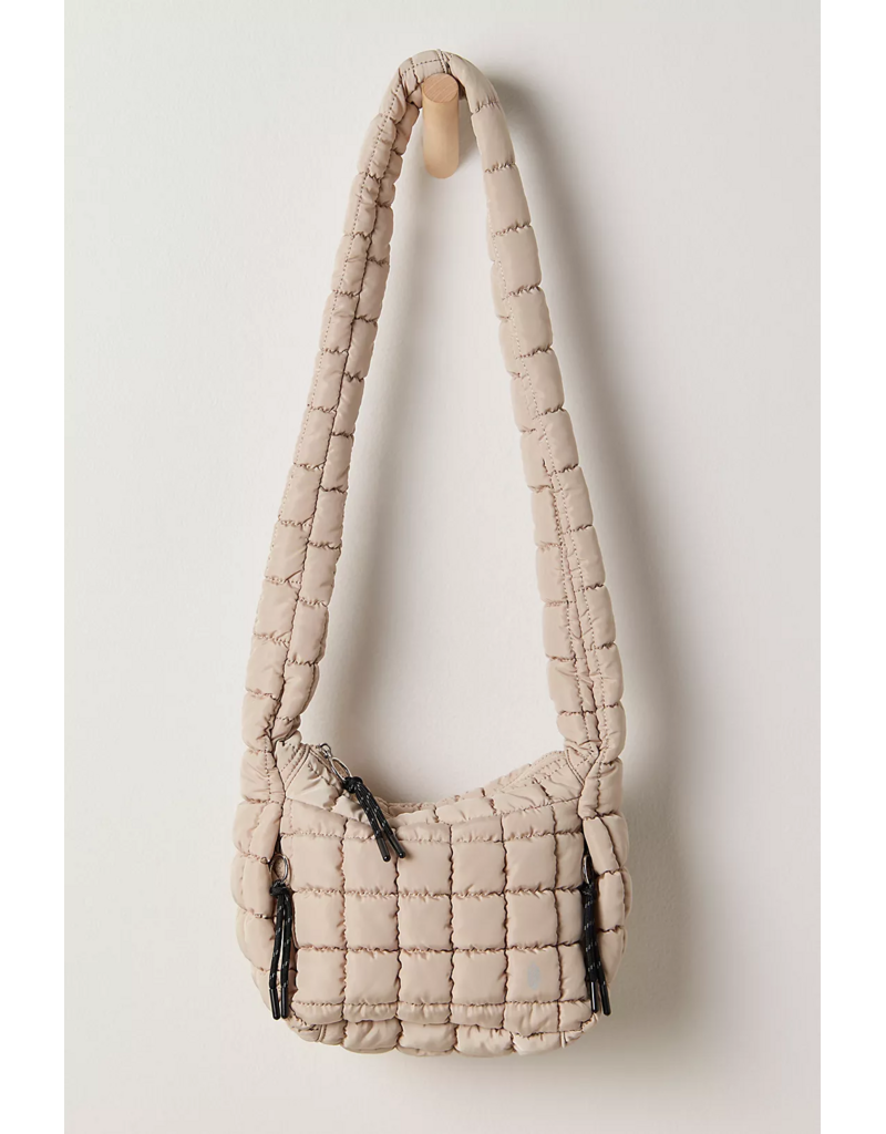FREE PEOPLE MOVEMENT Quilted Baby Caryall Sling Bag in Tofu