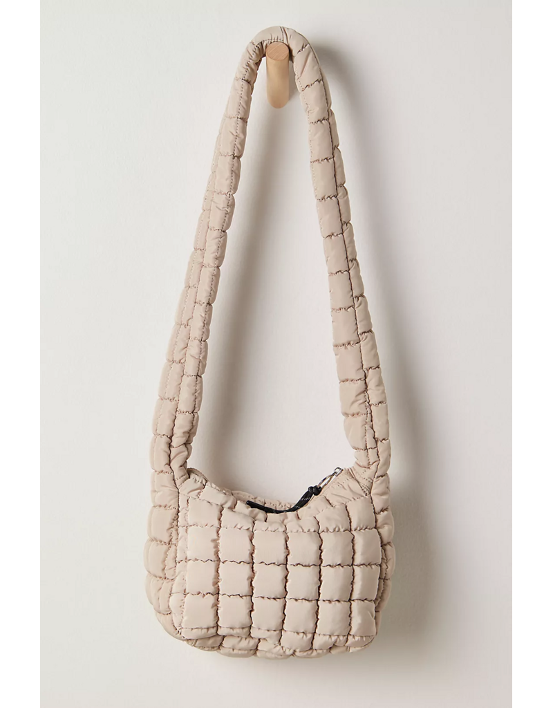 FREE PEOPLE MOVEMENT Quilted Baby Caryall Sling Bag in Tofu