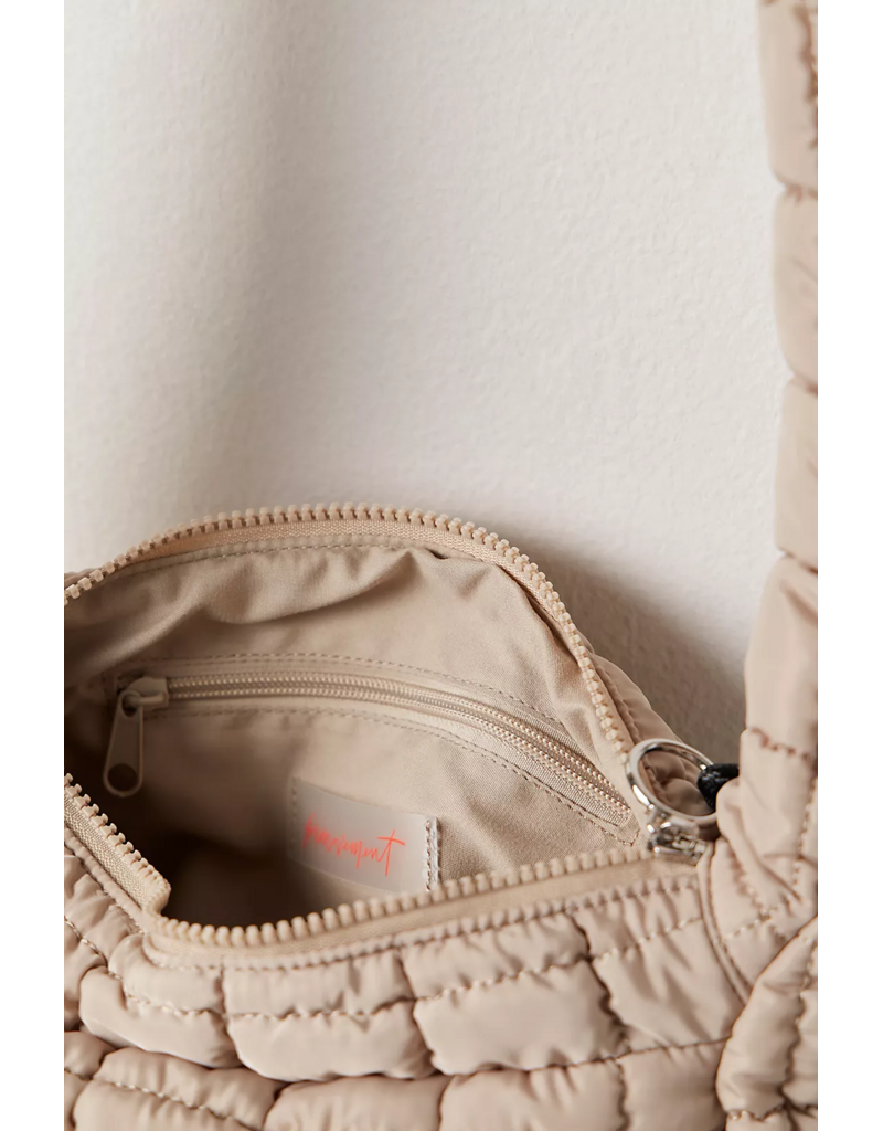 FREE PEOPLE MOVEMENT Quilted Baby Caryall Sling Bag in Tofu