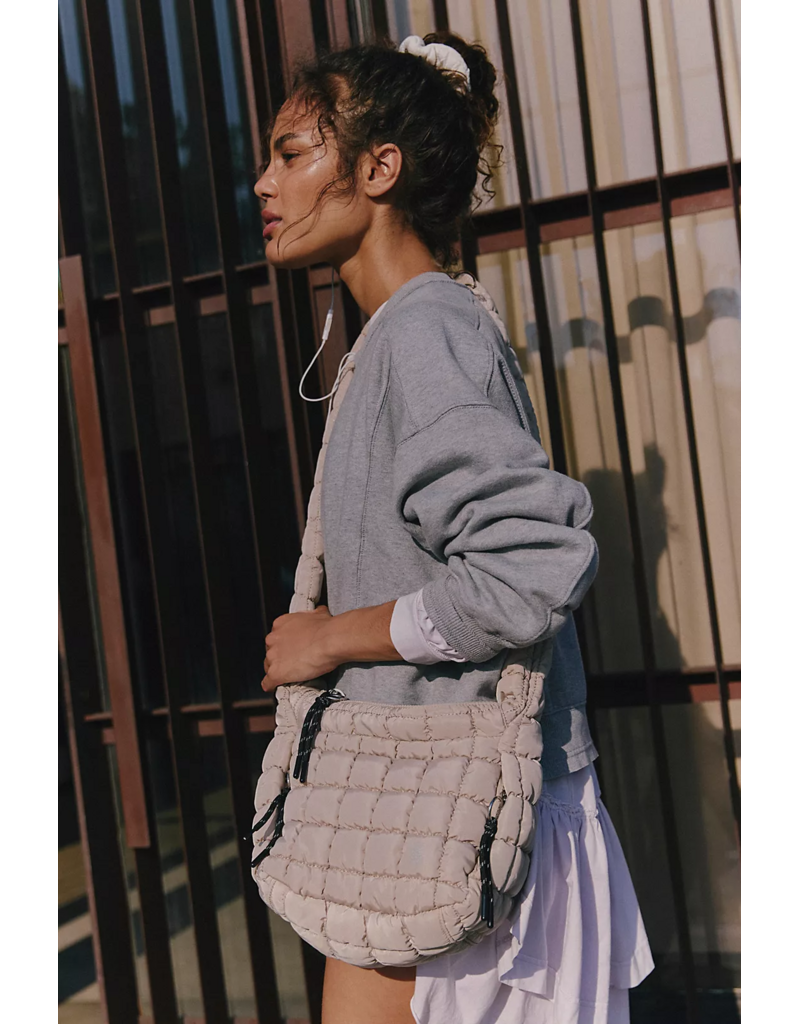 FREE PEOPLE MOVEMENT Quilted Baby Caryall Sling Bag in Tofu
