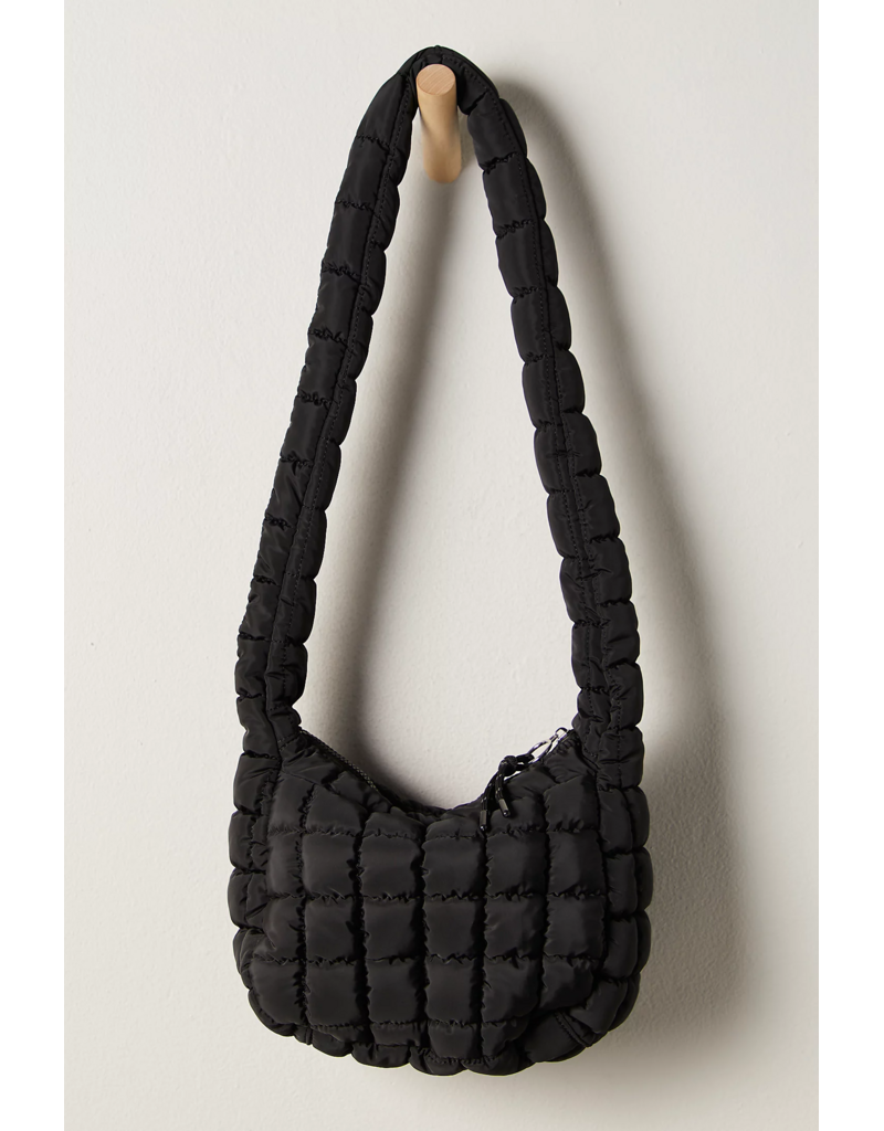 FREE PEOPLE MOVEMENT Quilted Baby Caryall Sling Bag in Black