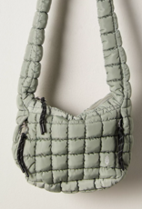 FREE PEOPLE MOVEMENT Quilted Baby Caryall Sling Bag in Stone Sage