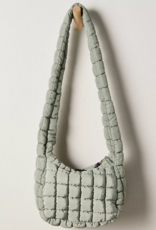 FREE PEOPLE MOVEMENT Quilted Baby Caryall Sling Bag in Stone Sage