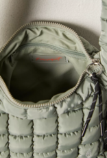 FREE PEOPLE MOVEMENT Quilted Baby Caryall Sling Bag in Stone Sage