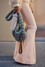 FREE PEOPLE MOVEMENT Quilted Baby Caryall Sling Bag in Stone Sage