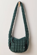 FREE PEOPLE MOVEMENT Quilted Baby Caryall Sling Bag in Evergreen