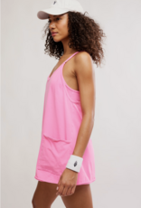 FREE PEOPLE MOVEMENT Hot Shot Mini Dress in Hot Pink