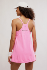 FREE PEOPLE MOVEMENT Hot Shot Mini Dress in Hot Pink