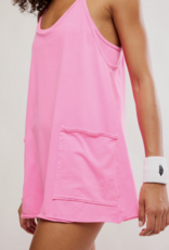 FREE PEOPLE MOVEMENT Hot Shot Mini Dress in Hot Pink