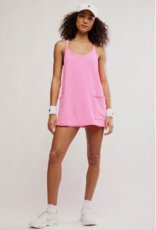 FREE PEOPLE MOVEMENT Hot Shot Mini Dress in Hot Pink