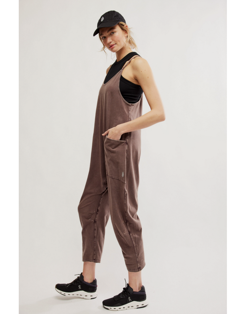 FREE PEOPLE MOVEMENT Hot Shot Onesie in Dark Espresso