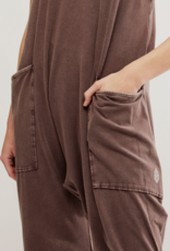 FREE PEOPLE MOVEMENT Hot Shot Onesie in Dark Espresso