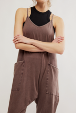 FREE PEOPLE MOVEMENT Hot Shot Onesie in Dark Espresso