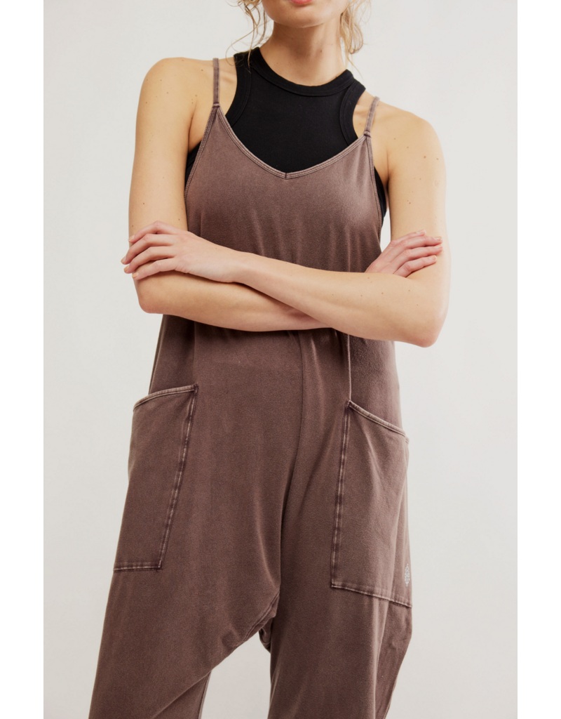 FREE PEOPLE MOVEMENT Hot Shot Onesie in Dark Espresso