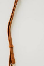 PRETTY SIMPLE Minimalist Vegan Leather Crossbody Strap in Brown