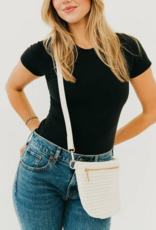 PRETTY SIMPLE Hollow Westlyn Bum Bag in White