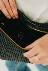 PRETTY SIMPLE Hollow Westlyn Bum Bag in Black