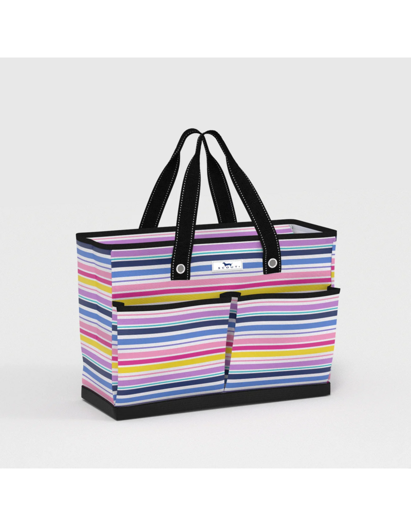 SCOUT Ben Pocket Tote Bag in Stripe A Pose