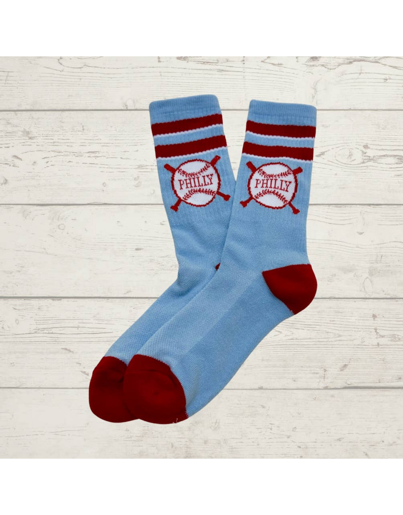 JUST C Philly Baseball Crew Socks