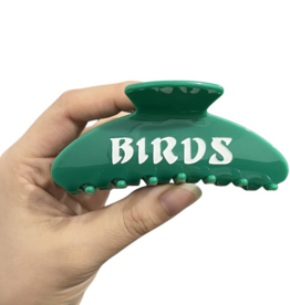 JUST C Philly Birds Green Hair Claw Clip