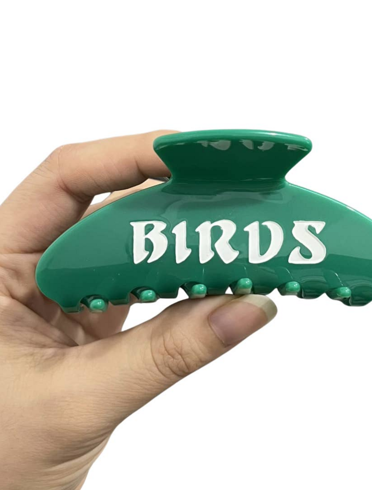JUST C Philly Birds Green Hair Claw Clip