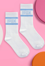 FETTI Bride Crew Socks in Something Blue