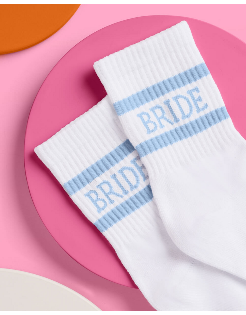 FETTI Bride Crew Socks in Something Blue