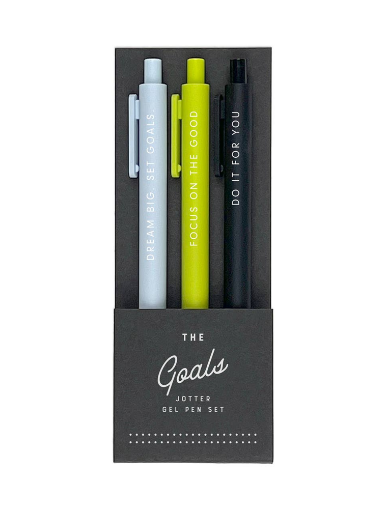 The Goals Jotter Gel Pen Set of 3