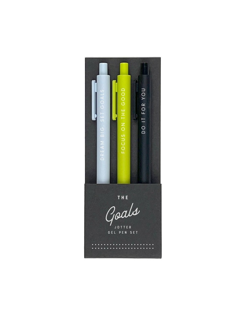 The Goals Jotter Gel Pen Set of 3