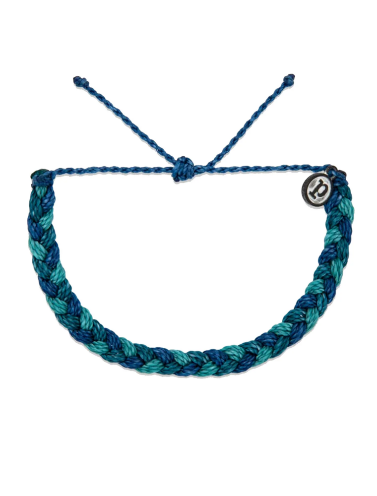 PURA VIDA Multi Braided Bracelet in Ocean Mist