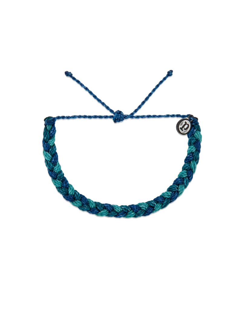 PURA VIDA Multi Braided Bracelet in Ocean Mist
