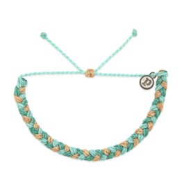 PURA VIDA Multi Braided Bracelet in Remote Reef