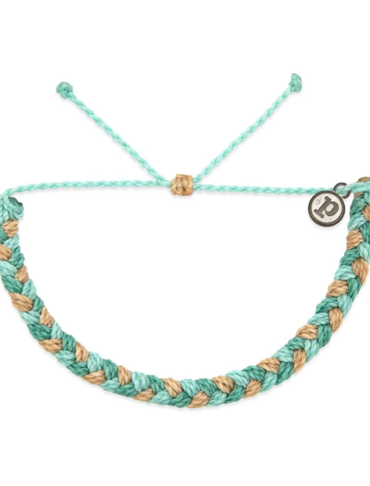 PURA VIDA Multi Braided Bracelet in Remote Reef