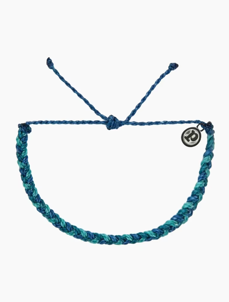 PURA VIDA Mini Braided Bracelet in Ocean Mist